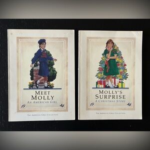 American Girl Paperback Books Meet Molly & Molly's Surprise 1 & 3 VGUC